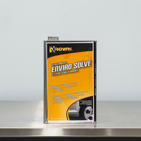 Krown Industrial Enviro Solve | Concentrated Adhesive and Tar Remover | 1 Gallon | The Clean Garage