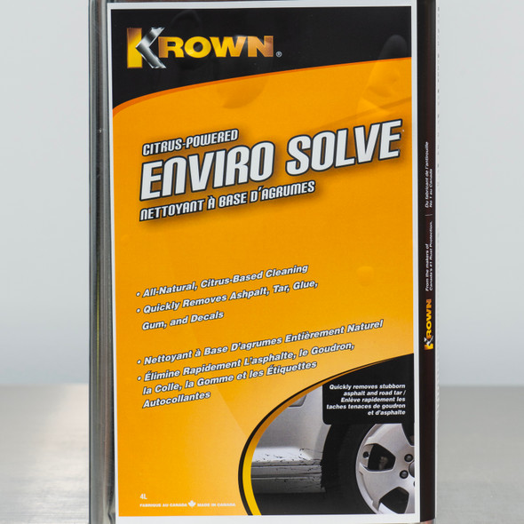 The Clean Garage Krown Industrial Enviro Solve | Concentrated Adhesive and Tar Remover | 1 Gallon