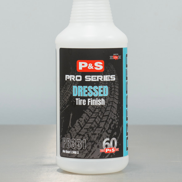 P&S DRESSED Tire Finish 32oz Spray Bottle | Chemical Resistant Trigger P&S DRESSED Tire Finish 32oz Spray Bottle | Chemical Resistant Trigger
