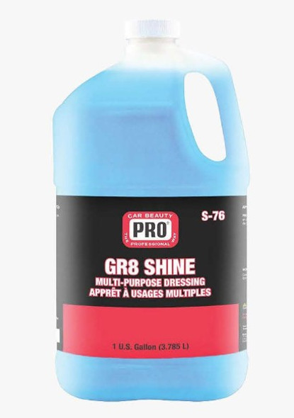 PRO GR8 Shine 1 Gallon | Multi-Purpose Water Based Dressing | The Clean Garage