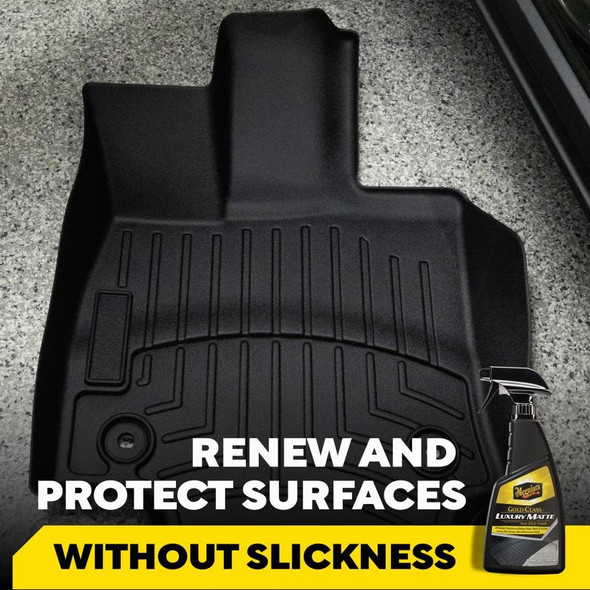 Meguiars Gold Class Luxury Matte 16oz | Rubber Mat & Trim Protection
