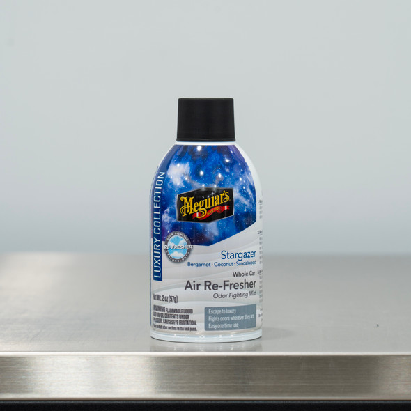 Meguiars Whole Car Air Refresher Spray | Stargazer Scent 2oz Aerosol | The Clean Garage