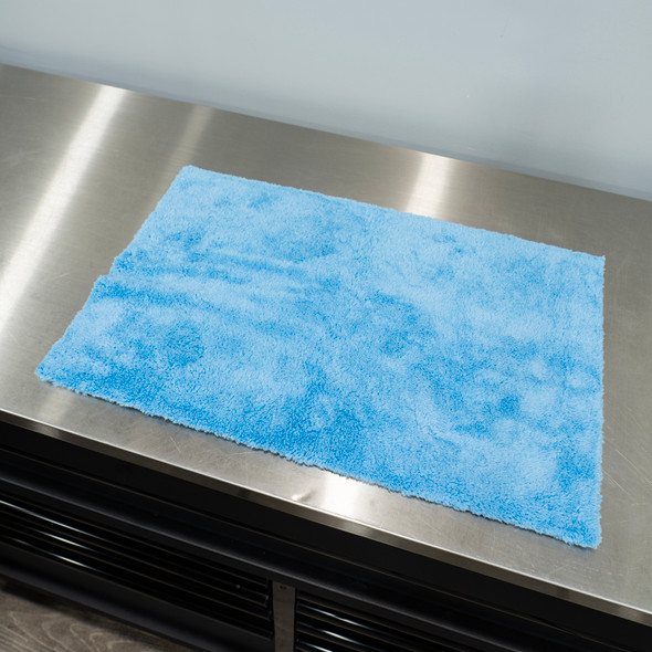 AutoFiber Korean Plush 470gsm LARGE Towel | 16x24 Blue