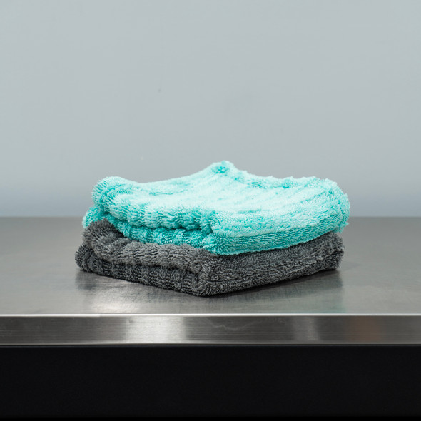 Vessel Drying Towel Small | 16x16 | 2 Pack Clean Garage