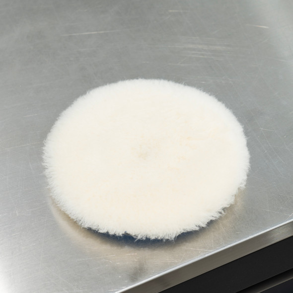 6" Buff and Shine Uro-Wool Pad with Blueberry Foam Interface | Heavy Cutting | The Clean Garage