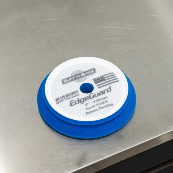 5" Buff and Shine EdgeGuard Blueberry Foam Pad | Heavy Polishing