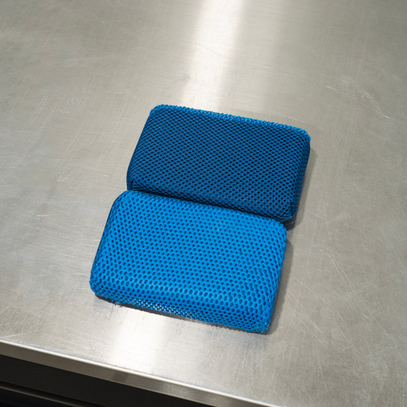 The Rag Company Ultra Clay Scrubber Blue Sponge | 2 Pack | The Clean Garage