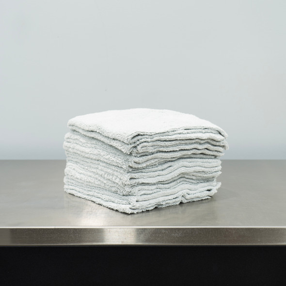 The Rag Company Creature Edgeless Towel | Ice Gray | 10 Pack | The Clean Garage
