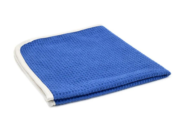 AutoFiber No Steak Freak Waffle Weave Glass Towel Blue | 3 Pack