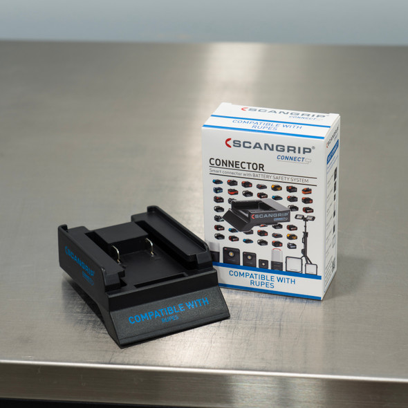Scangrip Connect Smart Connector For RUPES HLR15 HLR21 Batteries | The Clean Garage