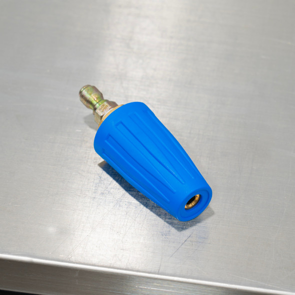 MTM 4000 PSI Blue Turbo Nozzle | With 1/4" Plug | Orifice Size 3.0