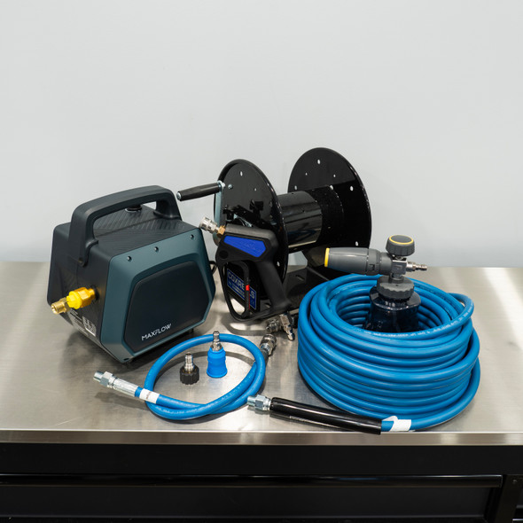 MaxFlow MPro 25 MK1 Pressure Washer | Premium Wall Mount Detailing Package