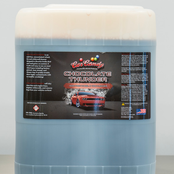 Car Candy Chocolate Thunder Acid Free Wheel & Tire Cleaner 5 Gallon