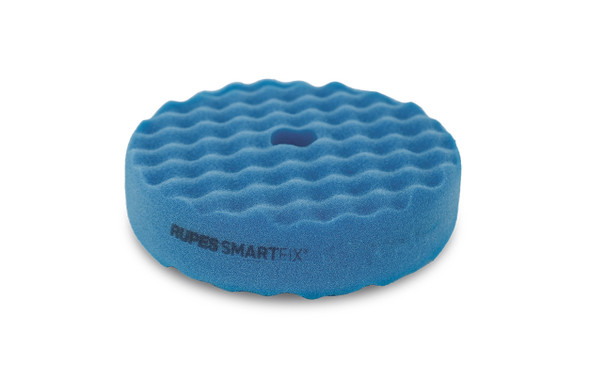 Rupes Rotary Smartfix System Double Sided Pad | Blue Coarse Foam | The Clean Garage