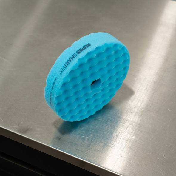 Rupes Rotary Smartfix System Double Sided Pad | Blue Coarse Foam