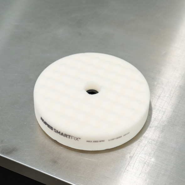 Rupes Rotary Smartfix System Double Sided Pad | White Ultra Fine Foam | The Clean Garage