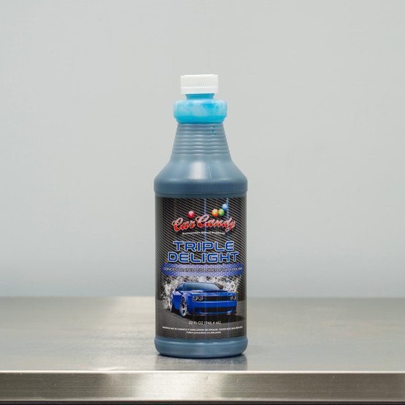 Car Candy Triple Delight 32oz | Blue Colored Foam Polish Soap | The Clean Garage