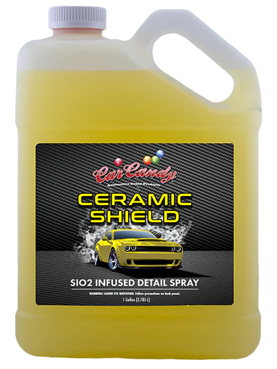 Car Candy Ceramic Shield 1 Gallon | SIO2 Infused Detail Spray | The Clean Garage