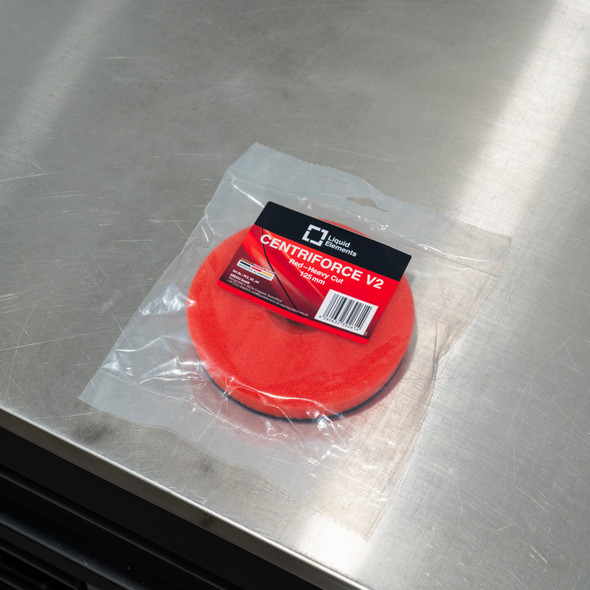 Liquid Elements Centriforce Pads | Red Heavy | For 5" Backing Plate