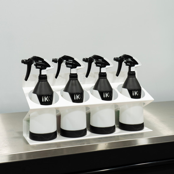 Poka Premium Wall Detail Bottle Holder | Holds 4 Large 1.5L Bottles | *WHITE*