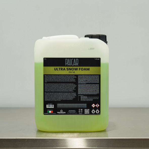 PAICAR Ultra Snow Foam 5 Liter | Alkaline Pre-Wash Soap