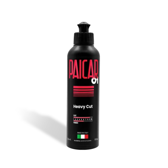 PAICAR 01 Heavy Cut Compound 8oz | Red | The Clean Garage