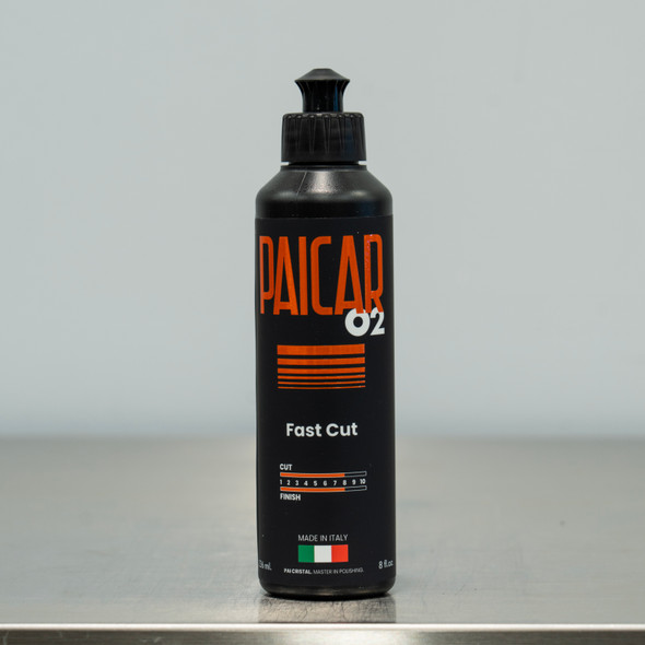 PAICAR 02 Fast Cut Medium Compound 8oz | Orange | The Clean Garage