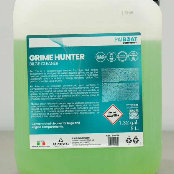 PAIBOAT Grime Hunter 5 Liter | PAICAR Marine Bilge & Engine Cleaner