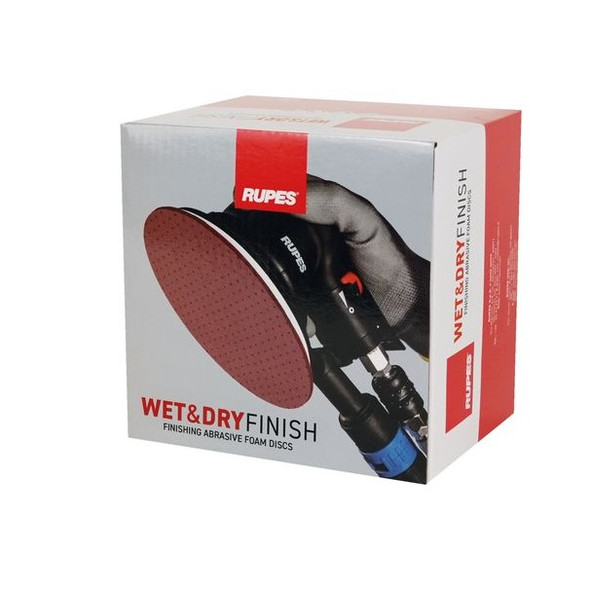 RUPES Wet & Dry Finish Foam Abrasive Discs | 20 Pack | 9 Variants | The Clean Garage