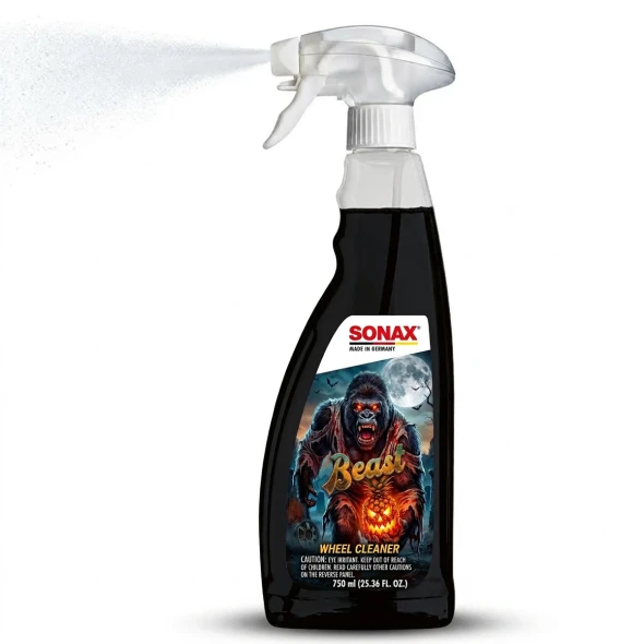 Sonax The Beast Wheel Cleaner 750ML | Halloween Limited Edition Pineapple | The Clean Garage
