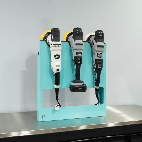 Poka Premium Wall Mount Polisher Holder | Holds up to 5 | *Mint Green* | The Clean Garage