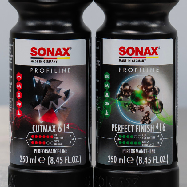 Sonax Perfect Finish and Cutmax 250ml Kit | Cutting Compound and Polish