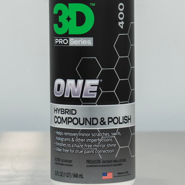 3D ONE Hybrid Compound and Polish | One Step 32oz