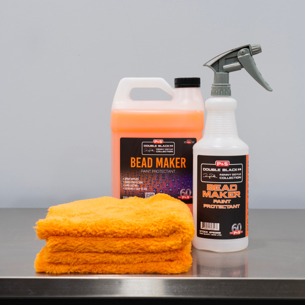 Clean Garage P&S Bead Maker Kit 1 | 1 Gallon 32oz Spray Bottle & 2 Towels