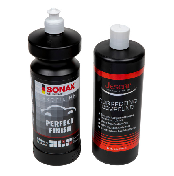 Clean Garage Sonax Perfect Finish Polish and Jescar Correcting Compound | 32oz Combo