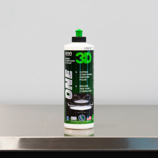 The Clean Garage | 3D ONE Hybrid Compound and Polish | One Step 16oz