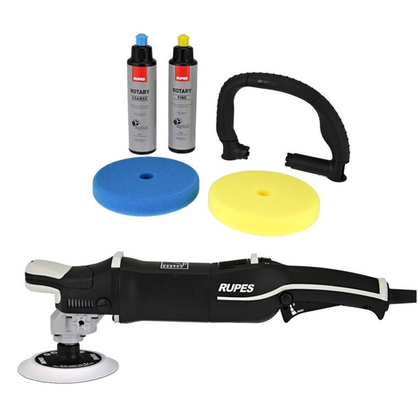 The Clean Garage RUPES Rotary Polisher Kit | Bigfoot LH19E Combo 2