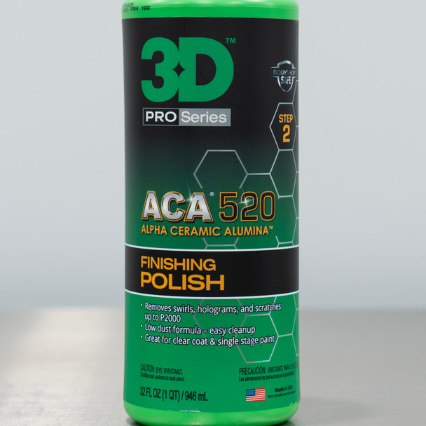 3D ACA 520 Finishing Polish 32oz | Body Shop Safe 3D ACA 520 Finishing Polish 32oz | Body Shop Safe