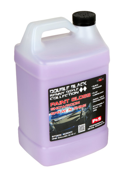 Clean Garage P&S Paint Gloss 1 Gallon | Double Black Detail Spray