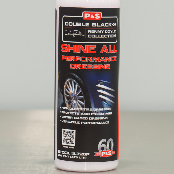P&S Shine All 16oz | Performance Dressing Tire Trim Shine
