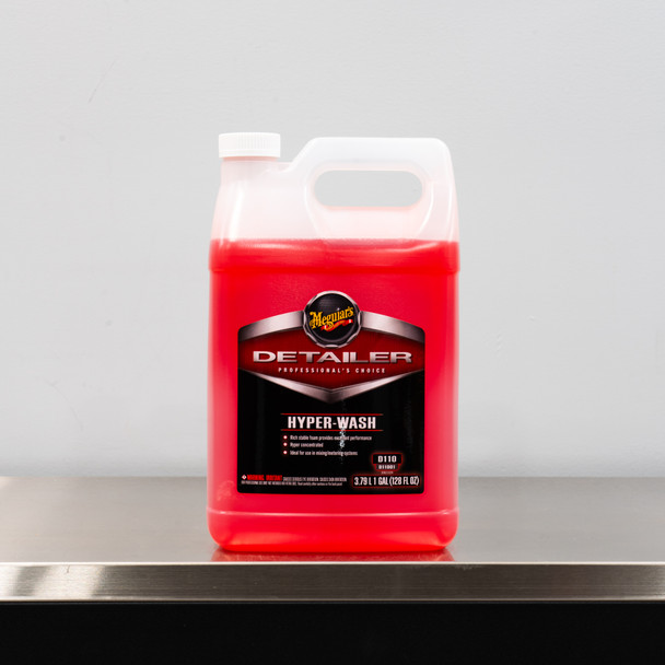 The Clean Garage | Meguiars D110 Hyper Wash 1 Gallon | Highy Concentrated Car Shampoo