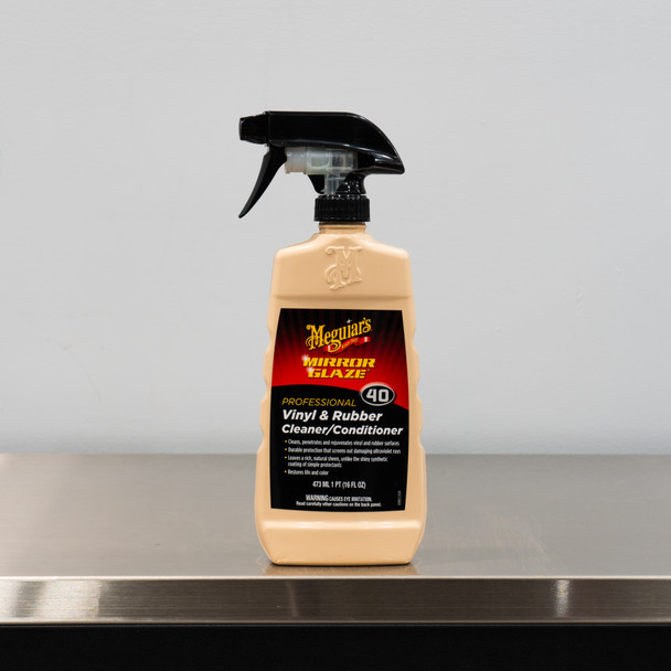 The Clean Garage | Meguiars M40 Vinyl and Rubber Cleaner Conditioner 16oz | M4016