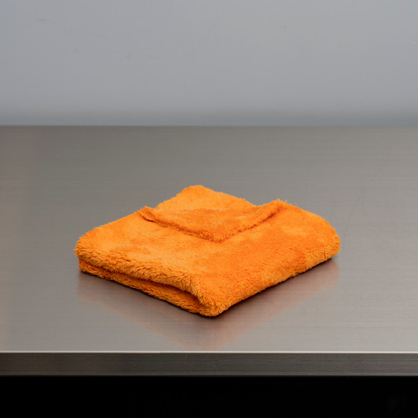 The Clean Garage Ultra Plush Edgeless 500 GSM Microfiber Detailing Towel Orange | Korean