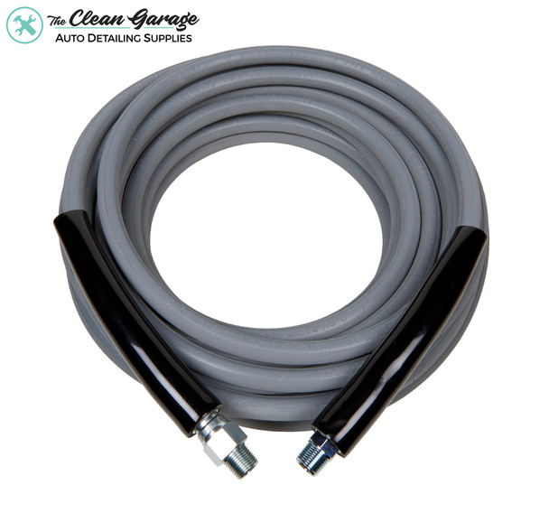 100' Kobrajet Pressure Washer Hose Gray | 100 Foot | Add Quick Connects