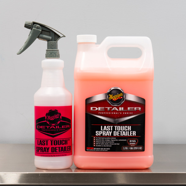 The Clean Garage | Meguiars Last Touch Spray Detailer 1 Gallon Kit | D155 Bottle Sprayer 