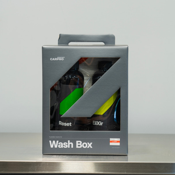 CarPro Wash Box | Detailing Wash Kit for Ceramic Coatings Reset Elixir