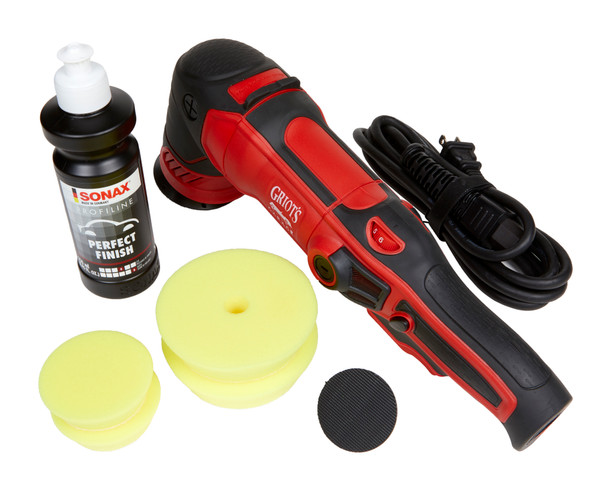Clean Garage Griot's Garage G8 Polisher Kit | DA Combo With Pads and Polish