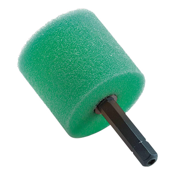 Flex PZ-G Flexible Shaft Polishing Pad Set Green Foam Cylinder | 5 Pack | The Clean Garage