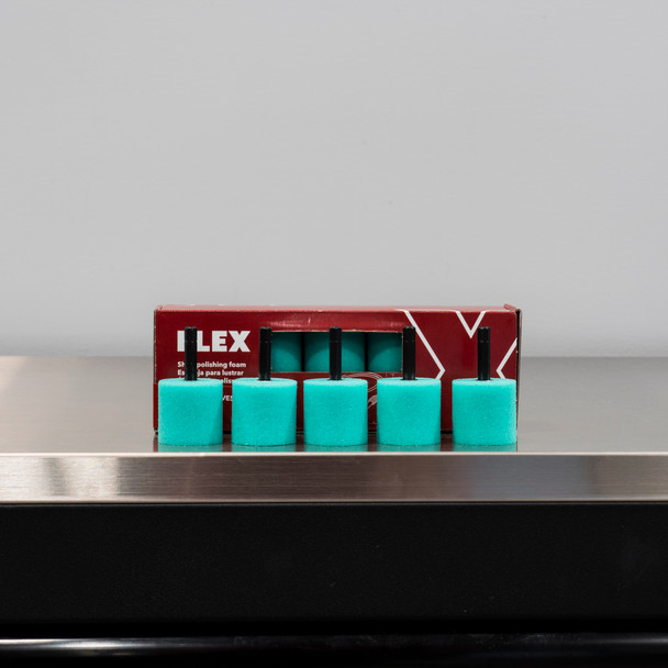 Flex PZ-G Flexible Shaft Polishing Pad Set Green Foam Cylinder | The Clean Garage