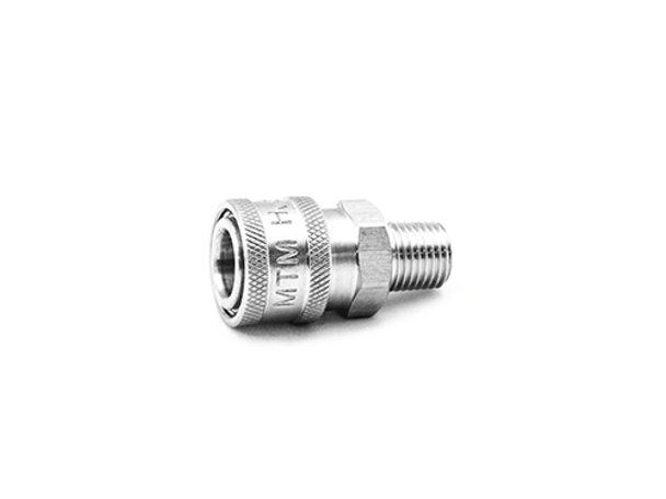 MTM 3/8" Male Quick Connect Coupler | Stainless Steel